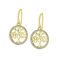 Boucles d'oreilles Femme Lotus Silver - LP1746-4-2 Argent doré