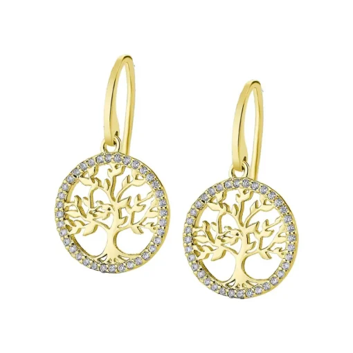 Boucles d'oreilles Femme Lotus Silver - LP1746-4-2 Argent doré