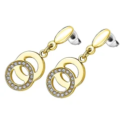 Boucles d'oreilles Femme Lotus Style LS1913-4-3 - Acier Doré