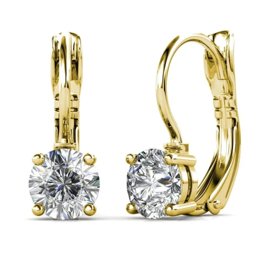 Boucles d’oreilles Femme MYC-Paris Solitaire - DE0008-G-C Laiton Doré