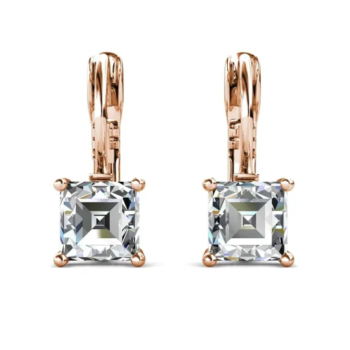 Boucles d’oreilles Femme MYC-Paris Square - DE0007-RG-C Laiton Doré rose