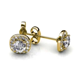 Boucles d'oreilles Femme MYC-Paris Solitaire - DE0203-G Laiton Doré