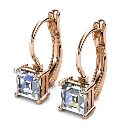 Boucles d’oreilles Femme MYC-Paris Square - DE0007-RG-C Laiton Doré rose