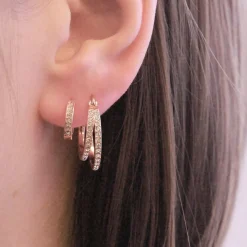 Boucles d’oreilles Femme MYC-Paris - DE0429-RG Laiton Doré rose