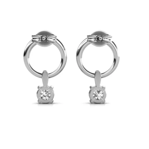 Boucles d’oreilles Femme MYC-Paris Solitaire - DE0141-S Laiton argent