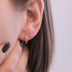 Boucles d'oreilles Femme MYC-Paris - DE0549-RG Laiton Doré rose