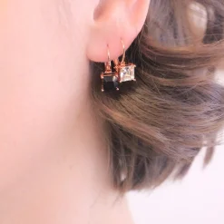 Boucles d’oreilles Femme MYC-Paris Square - DE0007-RG-C Laiton Doré rose