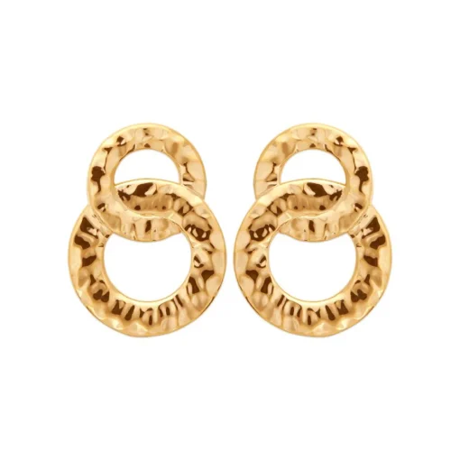 Boucles d'oreilles femme plaqué or - Y55V000