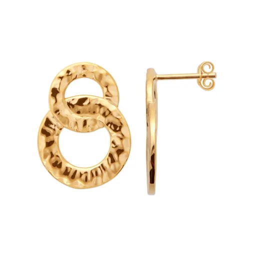 Boucles d'oreilles femme plaqué or - Y55V000