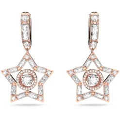 Boucles d’oreilles Femme Swarovski - 5617769 Métal Doré rose