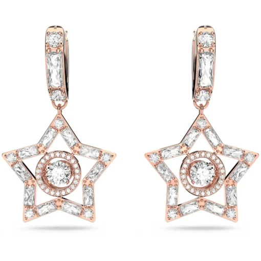 Boucles d’oreilles Femme Swarovski - 5617769 Métal Doré rose