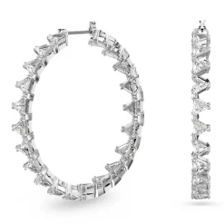 Boucles d’oreilles Femme Swarovski - 5602230 Métal rhodié Blanc