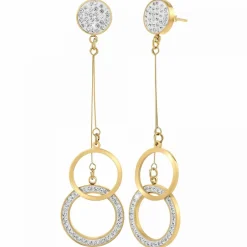 Boucles d'oreilles Femme So Charm - B2747-DORE Acier Doré