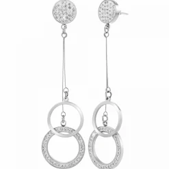Boucles d'oreilles Femme So Charm - B2747-ARGENT Acier Argent