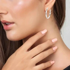 Boucles d'oreilles Femme So Charm - B2402-ARGENT Acier Argent