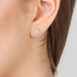 Boucles d'oreilles Femme So Charm - B2296-ARGENT Métal Argent