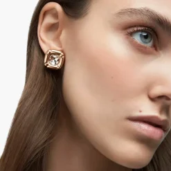 Boucles d’oreilles Femme Swarovski - 5617910 Aluminium Doré rose