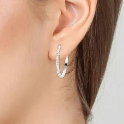 Boucles d'oreilles Femme So Charm - B2103-ARGENT Acier Argent
