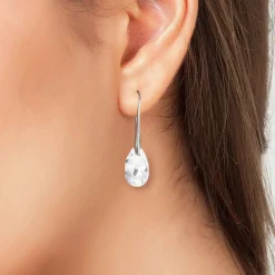 Boucles d'oreilles Femme So Charm - BS010-SE003-CRYS Métal Argent