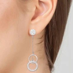 Boucles d'oreilles Femme So Charm - B2747-ARGENT Acier Argent