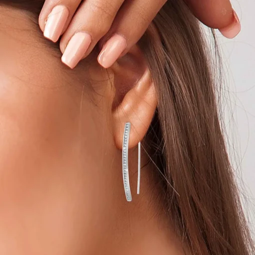 Boucles d'oreilles Femme So Charm - B2114-ARGENT Métal Argent