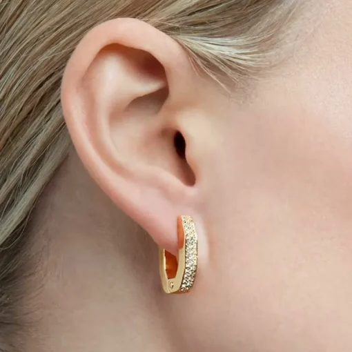 Boucles d’oreilles Femme Swarovski - 5626084 Métal Doré