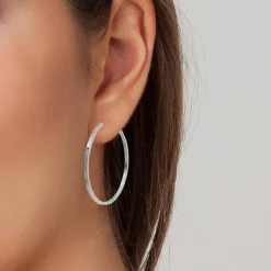 Boucles d'oreilles Femme So Charm - B1740-ARGENT Acier Argent