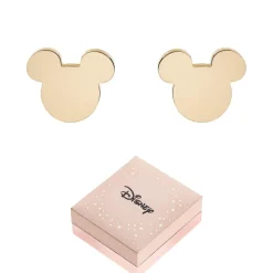 Boucles d'oreilles Fille Disney - B4085-DORE Mickey en acier inoxydable