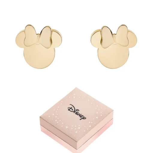 Boucles d'oreilles Fille So Charm Disney - Minnie en acier Doré inoxydable