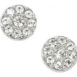 Boucles d'oreilles Fossil JF00828040 - Boucles d'oreilles Argentés Cristaux Jeunes