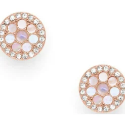 Boucles d'oreilles Fossil JF02906791 - VINTAGE GLITZ ACIER DORÉ ROSE Femme