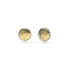 Boucles D'Oreilles 4G Rising Acier Doré Puces Pièce Motif 4G