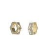 Boucles d'oreilles Guess Bijoux JUBE03133JWYG - HUGGIE ME Acier Doré