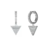 Boucles d'oreilles Guess Bijoux JUBE03135JWRH - HUGGIE ME Acier Argent