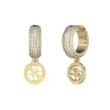 Boucles d'oreilles Guess Bijoux JUBE03301JWYG - Acier Doré