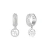 Boucles d'oreilles Guess Bijoux JUBE03301JWRH - Acier Argenté