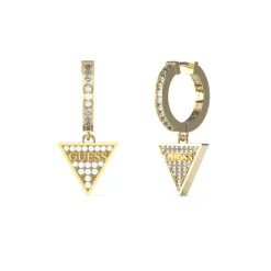 Boucles d'oreilles Guess Bijoux JUBE03135JWYG - HUGGIE ME Acier Doré
