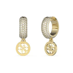 Boucles d'oreilles Guess Bijoux JUBE03301JWYG - Acier Doré