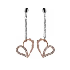 Boucles d'oreilles Jourdan Bijoux ADY515 - Boucles d'oreilles Aphrodite Sentimento Argent Oxyde de Zirconium Femme
