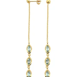 Boucles d'oreilles Kira Doré & Topaz