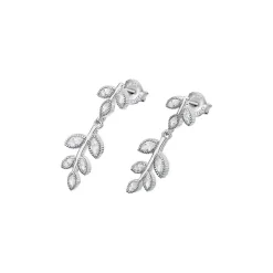 Boucles d'oreilles Lotus Silver Pure Essentiel LP1783-4-1 - Boucles d'oreilles Argent Feuilles