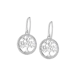 Boucles d'oreilles Lotus Silver TREE OF LIFE LP1746-4-1 - Boucles d'oreilles TREE OF LIFE Argent