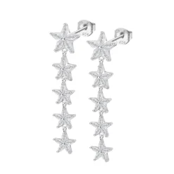 Boucles d'oreilles Lotus Silver Glam - LP3798-4-1