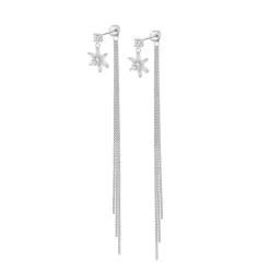 Boucles d'oreilles Lotus Silver Glam - LP3801-4-1