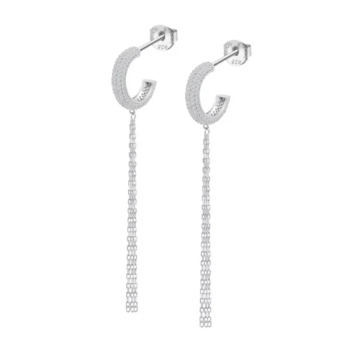Boucles d'oreilles Lotus Silver Glam - LP3797-4-1