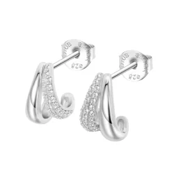 Boucles d'oreilles Lotus Silver Beyond Classics - LP3846-4-1
