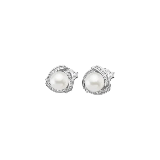 Boucles d'oreilles Lotus Silver LP1928-4/1 - perles Argent