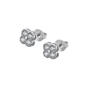 Boucles d'oreilles Lotus Silver PURE ESSENTIAL LP1612-4-1 - Boucles d'oreilles Trèfle et Zircon