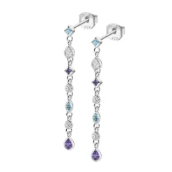 Boucles d'oreilles Lotus Silver Colors - LP3734-4-4