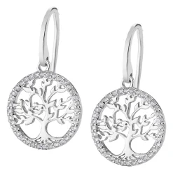 Boucles d'oreilles Lotus Silver TREE OF LIFE LP1746-4-1 - Boucles d'oreilles TREE OF LIFE Argent